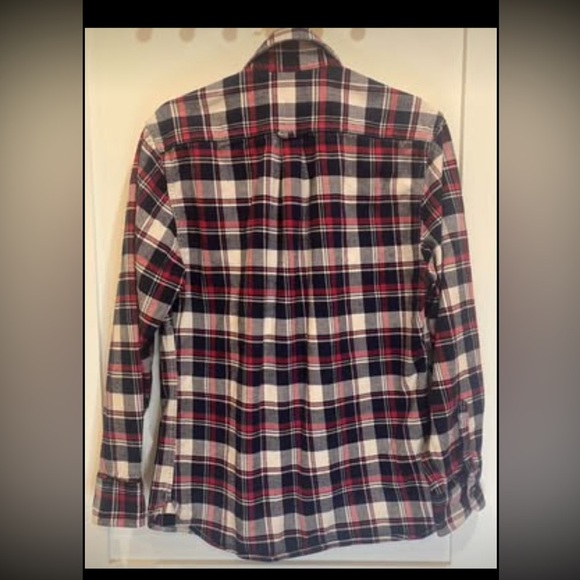 Jachs Mens size small flannel plaid checkered shirt 100% cotton - Picture 7 of 16